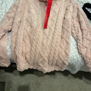 Eddie Bauer Pink Fuzzy Jacket